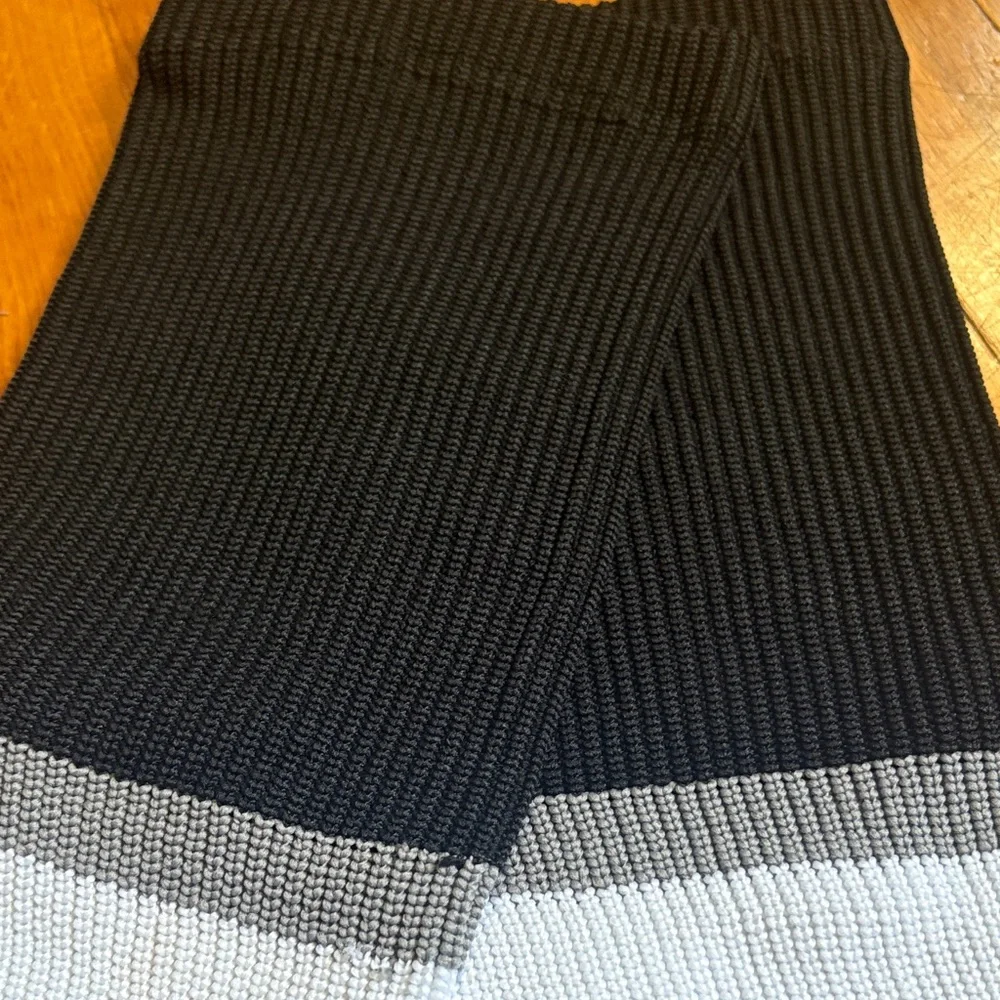 Boys Black and Gray Hockey Socks